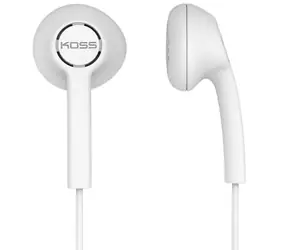 Koss KE5W biela / slúchadlá do uší / 98dB / 3,5 jack / 60 - 20.000 Hz / 1,2 m kábel / bez kódu