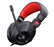 E-BLUE Conqueror I. / slúchadlá s mikrofónom / 3.5mm jack / čierna