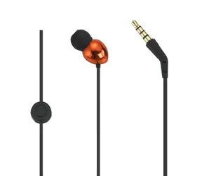 PerfectSound s201 slúchadlá oranžová / do uší / s mikrofónom / kov / 18 ohm / 3.5 jack
