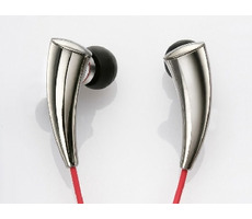 PerfectSound s102 slúchadlá / do uší / unikátny tvar / zliatina hliníka a magnézia / 18 ohm / 3,5 jack / strieborná