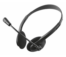 Trust Primo Chat Headset čierna / Slúchadlá s mikrofónom