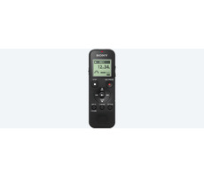 SONY ICD-PX370 čierna / digitálny diktafón / 4GB / slot pre pamäťovú kartu