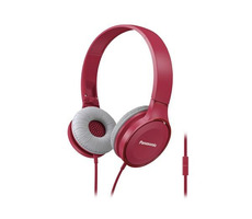 Panasonic RP-HF100ME-P ružová / stereo slúchadlá s mikrofónom / jack 3.5 mm / Outdoorové 