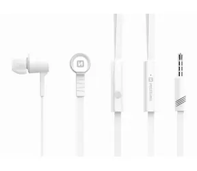 Swissten Earbuds Rainbow YS-D2 biela / Slúchadlá do uší 