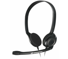 SENNHEISER PC 3 CHAT čierna / headset - obojstranné slúchadlá s mikrofónom / 2x 3.5mm Jack / 2m
