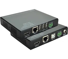 VivoLink HDBaseT KVM Extender / Bi-directional IR RS232 a CEC / PSU / 3x USB 2.0 / HDMI 1.4 / HDCP2.2