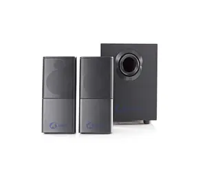 NEDIS GSPR10021BK - Herné Reproduktory Čierna / 2.1 / Napájanie USB / Jack 3.5 mm / RMS 11 W