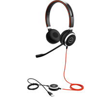 Jabra Evolve 40 UC Stereo / Pre callcentrá / Mikrofón / Busylight / Bez certifikácie / USB &amp; 3.5mm jack