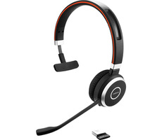 JABRA Evolve 65 UC Mono / bezdrôtové slúchadlo s mikrofónom / pre Cisco & Avaya / USB + BT 