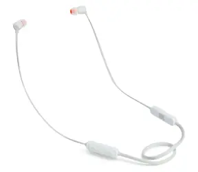 JBL T110BT biela / bezdrôtové slúchadlá / mikrofón / ovládanie / výdrž 6 hodín 