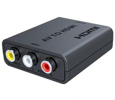 PremiumCord prevodník AV kompozitného signálu na HDMI čierna / 1080p / HDMI 1.3