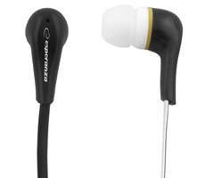 Esperanza EH146K Lollipop čierna / slúchadlá do uší / 3.5 mm jack / 1.2 m