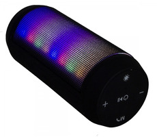 Esperanza EP133K FADO čierna / Bluetooth reproduktor / 5W / 5V / 800mAh / LED / BT 3.0 / FM radio / AUX / USB / microSD