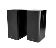 Media-Tech AUDIENCE HQ čierna / Reproduktory / 2.0 / RMS 2x20W / aktívny / drevený box