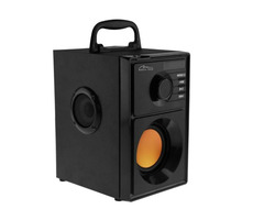 Media-Tech BOOMBOX čierna / bezdrôtový reproduktor / RMS 15W + subwoofer PMPO 600W / BT 2.1 + EDR / FM Radio / microSD