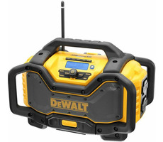 DeWalt DCR027 / Aku rádio s nabíjačkou / 220V | 10.8V-18V / USB / AUX / bez Aku