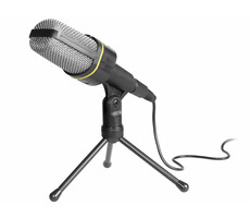 Tracer SCREAMER čierna / stolný mikrofón / nastaviteľný sklon / potlačenie šumu / 3.5mm jack / 2.0 m