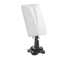 XORO HAN 600 vnútorná aj vonkajšia DVB-T2 anténa / DAB+ / FM / LTE-Filter / zosilnenie 3 dB / UHF / VHF / biela