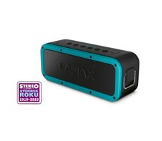 Lamax Storm1 Turquoise / Bluetooth reproduktor / 2x 20W / 6600mAh / BT 5.0 / IP67 / AUX / microSD / NFC / dopredaj