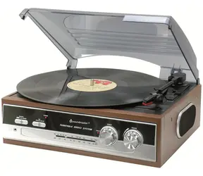 Soundmaster PL186H / Gramofón s rádiom / AM / FM / FM-ST radio / retro design