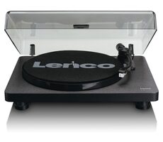 Lenco L-30B čierna / Gramofón / 33 &amp; 45 RPM / USB-A / RCA / predzosilňovač