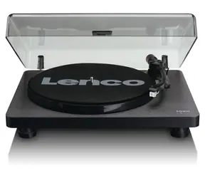 Lenco L-30B čierna / Gramofón / 33 &amp; 45 RPM / USB-A / RCA / predzosilňovač