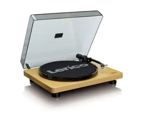 Lenco L-30W / Gramofón / 33 &amp; 45 RPM / USB-A / RCA / predzosilňovač