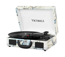 Victrola VSC-550BT biela / Gramofón kufríkový / 33 &amp; 45 &amp; 78 RPM / BT / RCA / 3.5mm jack / repro