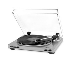 Victrola VPRO-3100 strieborná / Gramofón / 33 &amp; 45 RPM / RCA / USB / predzosilňovač