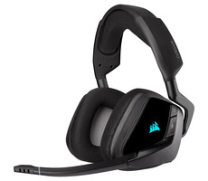 Corsair VOID RGB ELITE Wireless Gaming Headset čierna / Herné slúchadlá s mikrofónom / 7.1 Surround / RGB / USB RF dongle
