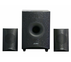 Fenda F&amp;D F210X čierna / Reproduktory / 2.1 / 15W / BT4.0 / FM rádio / USB prehrávanie / diaľkové ovládanie