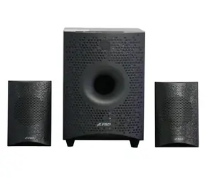 Fenda F&amp;D F210X čierna / Reproduktory / 2.1 / 15W / BT4.0 / FM rádio / USB prehrávanie / diaľkové ovládanie