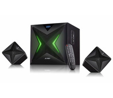 Fenda F&amp;D F550X čierna / Reproduktory / 2.1 / 56W / BT4.0 / NFC|FM rádio / USB|SD prehrávanie / diaľkové ovládanie
