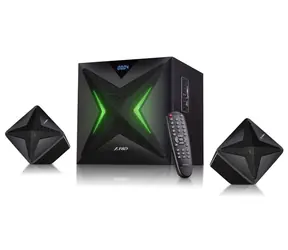Fenda F&amp;D F550X čierna / Reproduktory / 2.1 / 56W / BT4.0 / NFC|FM rádio / USB|SD prehrávanie / diaľkové ovládanie