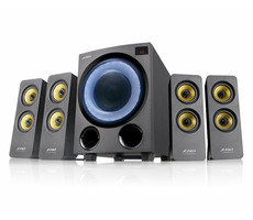 FENDA F&amp;D F7770X čierna / Reproduktory / 4.1 / 80W / BT5.0 / FM rádio / USB prehrávanie / optický vstup / diaľkové ovládanie