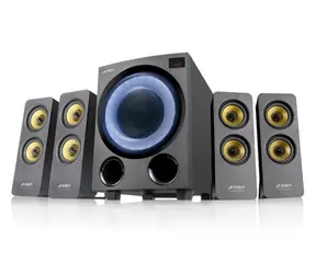 FENDA F&amp;D F7770X čierna / Reproduktory / 4.1 / 80W / BT5.0 / FM rádio / USB prehrávanie / optický vstup / diaľkové ovládanie