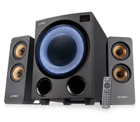 Fenda F&amp;D F770X čierna / Reproduktory / 2.1 / 76W / BT5.0 / FM rádio / USB prehrávanie / optický vstup / diaľkové ovládanie