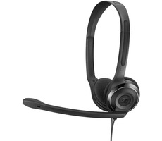 EPOS Headset PC 8 USB Stereo čierna / headset - obojstranné slúchadlá s mikrofónom / USB / 2m