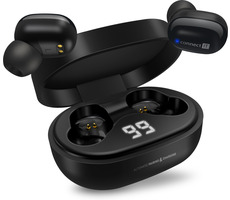 CONNECT IT True Wireless SensorTouch čierna / Bezdrôtové slúchadlá s mikrofónom / Bluetooth 5.0