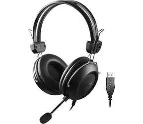 A4tech HU-35 ComfortFit čierna / Herné slúchadlá s mikrofónom / Mikrofón integrovaný / USB / 2 m