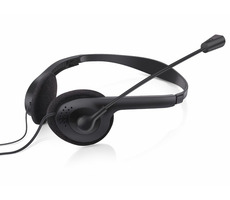 Sandberg USB headset s mikrofónom / otočný mikrofón / USB-A / čierna