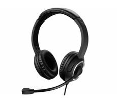 Sandberg USB Chat / slúchadlá s mikrofónom / otočný mikrofón / ovládač hlasitosti / USB-A / čierna