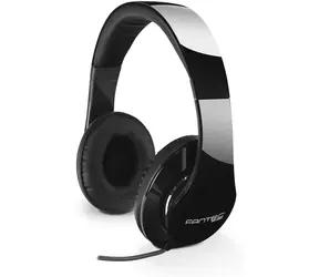 Fantec SHP-250AJ-BB čierna / drôtové slúchadlá / 3.5mm jack / 40mm meniče / kábel 1.2 m