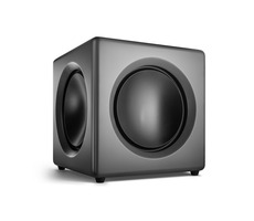Wavemaster FUSION šedá / Aktívny subwoofer / 200mm / RMS 125 W