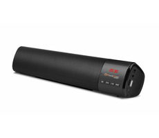 Technaxx MusicMan Mini Soundbar BT-X54 / Bluetooth reproduktor / 2x 5W / BT 5.1 / FM / USB / MicroSD / AUX-IN / čierna