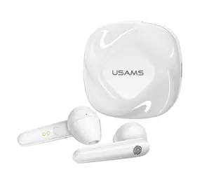 USAMS SD TWS Dual Stereo Wireless Headset BT 5.0 biela / 40 mAh + 300 mAh