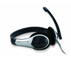 Conceptronic CCHATSTAR2 strieborná / slúchadlá s mikrofónom / 3.5mm jack