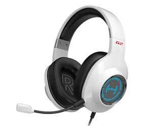 EDIFIER G2 II biela / herné slúchadlá / mikrofón / 7.1 / RGB LED / USB