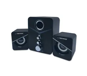 Esperanza EP153 CANCAN reproduktory 2.1 USB čierna / 6 W / USB a 3,5 mm slúchadlový výstup