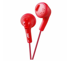 JVC HA-F160-RE červená / stereo slúchadlá / jack 3.5 mm / 1m